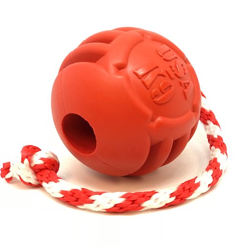USA K9 Stars & Stripes Retrieving Reward Ball Toy